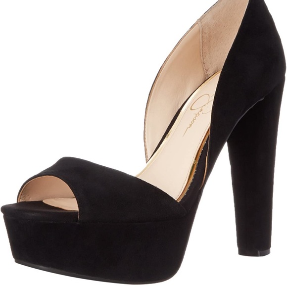 Jessica Simpson Athens Platform Pump - Black - 8M - Picture 3 of 11